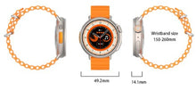 Load image into Gallery viewer, MT30 Smart Watch Ultra Long Range Waterproof - Silver-Brown Skin_7
